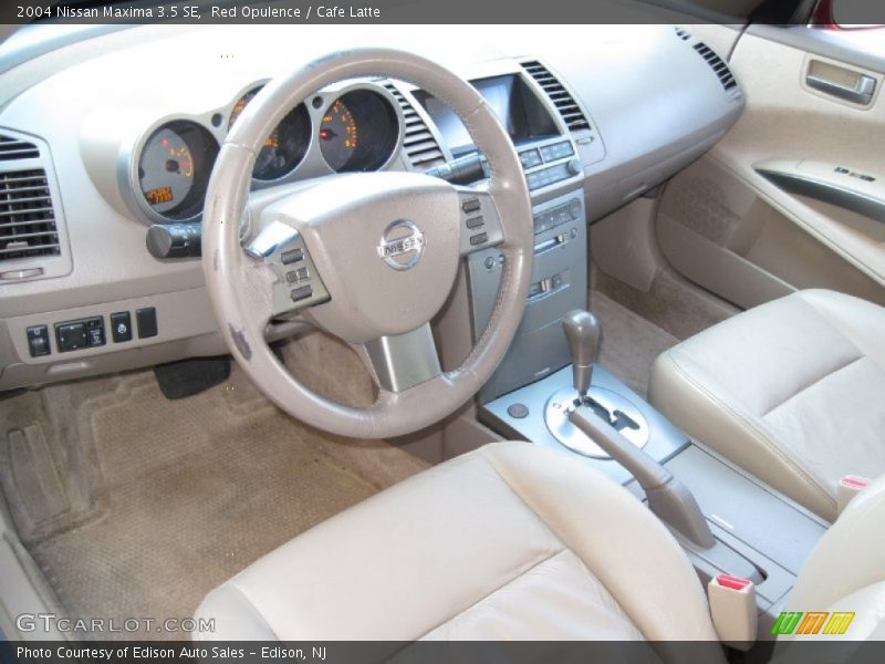 Red Opulence / Cafe Latte 2004 Nissan Maxima 3.5 SE