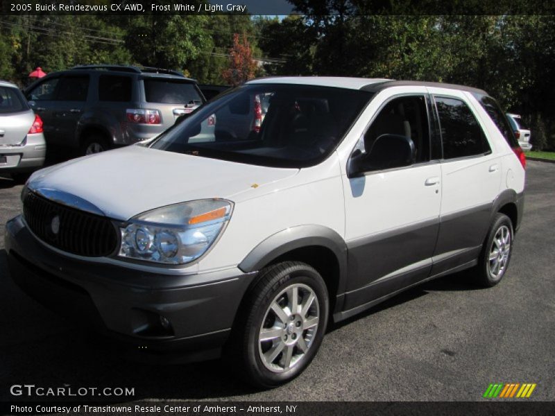 Frost White / Light Gray 2005 Buick Rendezvous CX AWD