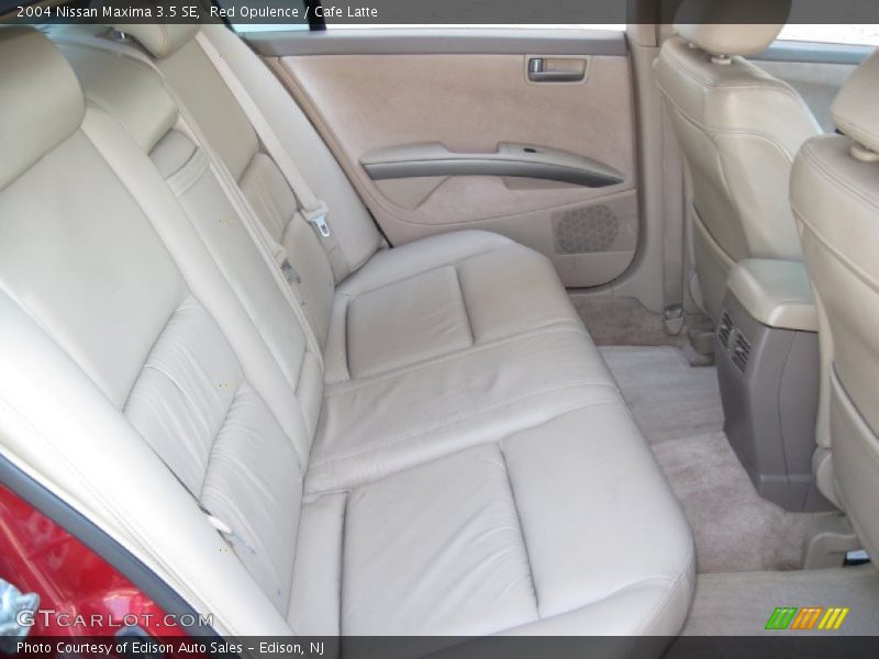 Red Opulence / Cafe Latte 2004 Nissan Maxima 3.5 SE