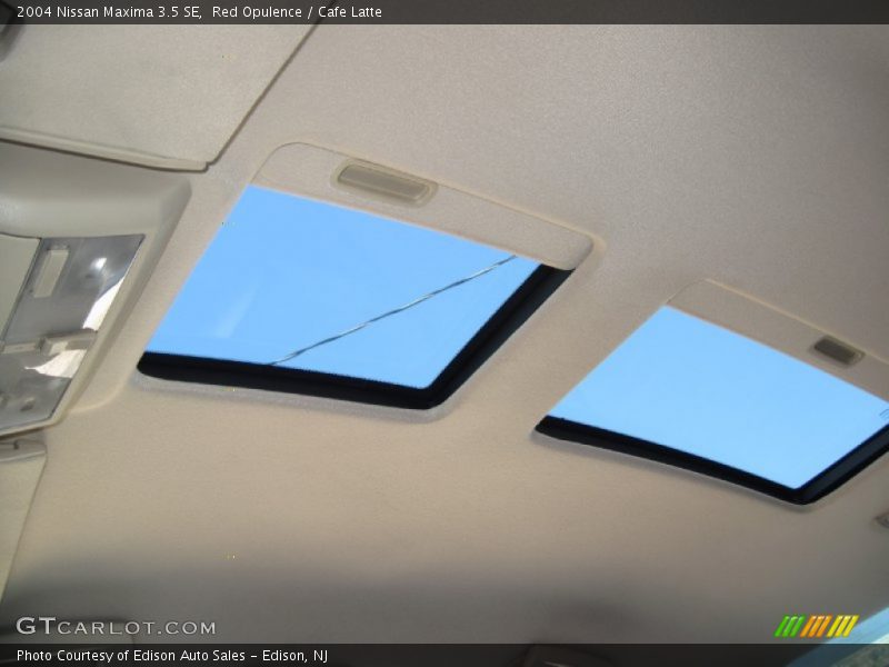 Red Opulence / Cafe Latte 2004 Nissan Maxima 3.5 SE