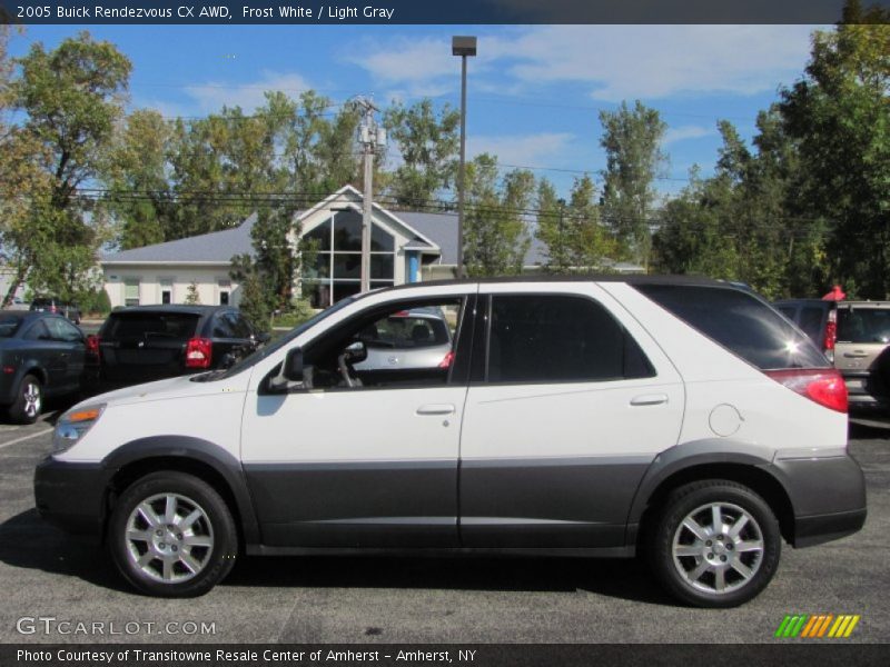 Frost White / Light Gray 2005 Buick Rendezvous CX AWD