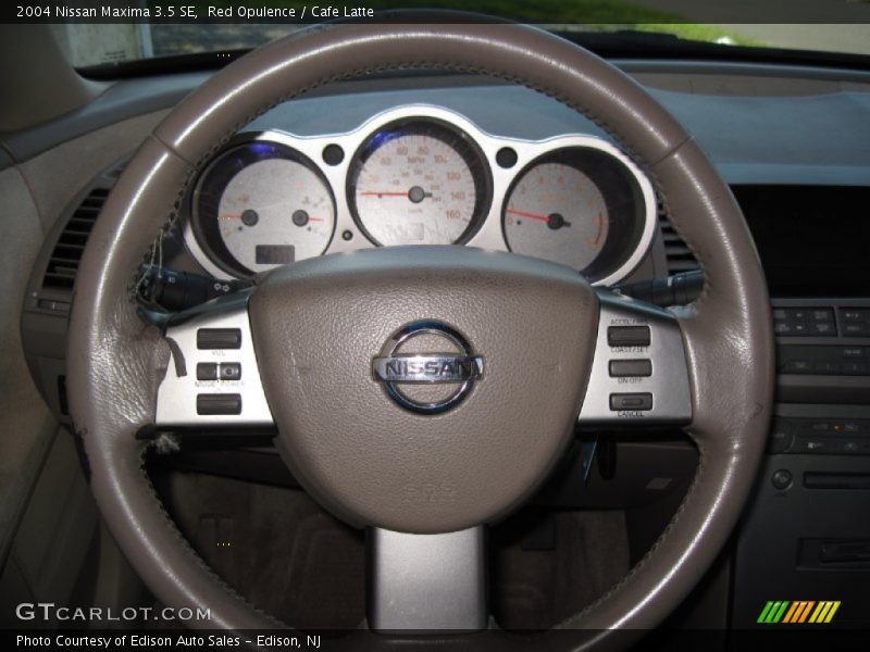 Red Opulence / Cafe Latte 2004 Nissan Maxima 3.5 SE