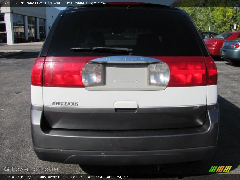 Frost White / Light Gray 2005 Buick Rendezvous CX AWD