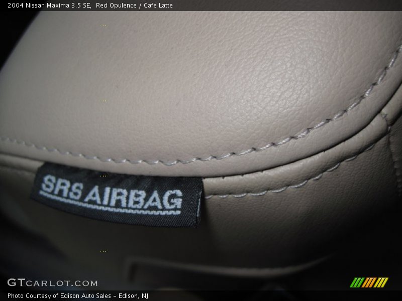 Red Opulence / Cafe Latte 2004 Nissan Maxima 3.5 SE