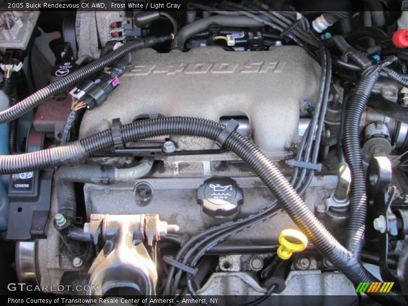 Frost White / Light Gray 2005 Buick Rendezvous CX AWD