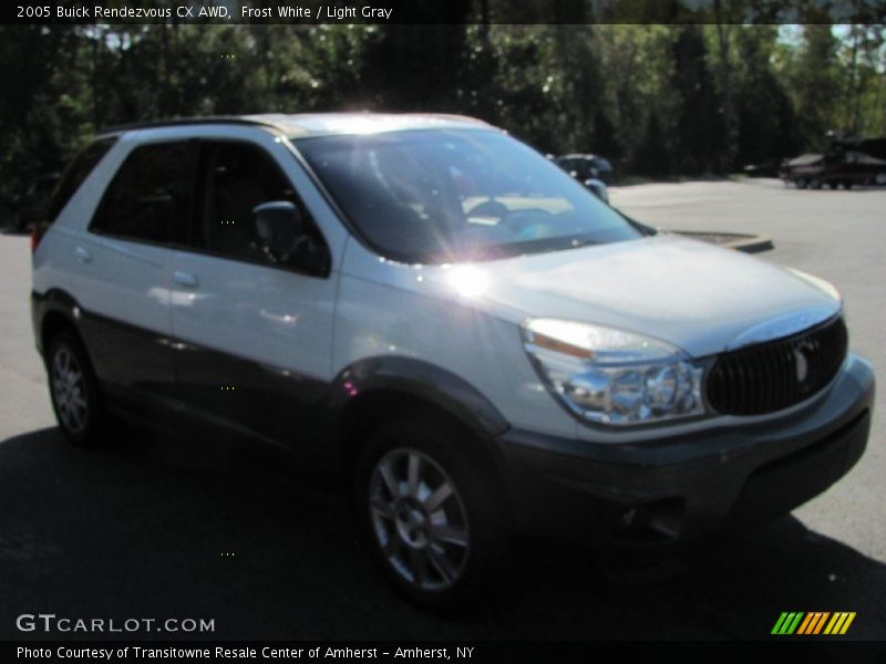 Frost White / Light Gray 2005 Buick Rendezvous CX AWD