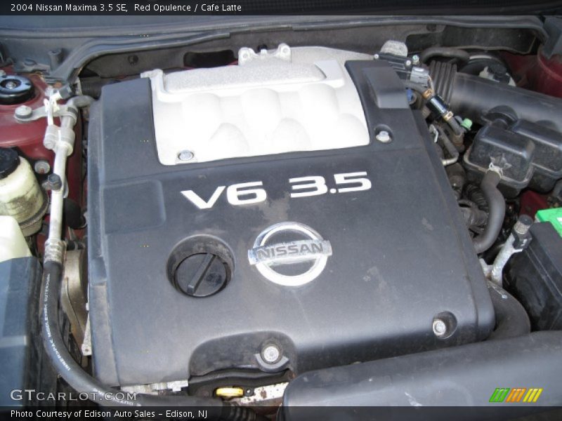 Red Opulence / Cafe Latte 2004 Nissan Maxima 3.5 SE