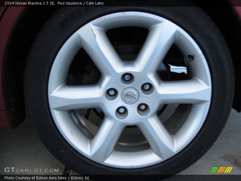 Red Opulence / Cafe Latte 2004 Nissan Maxima 3.5 SE