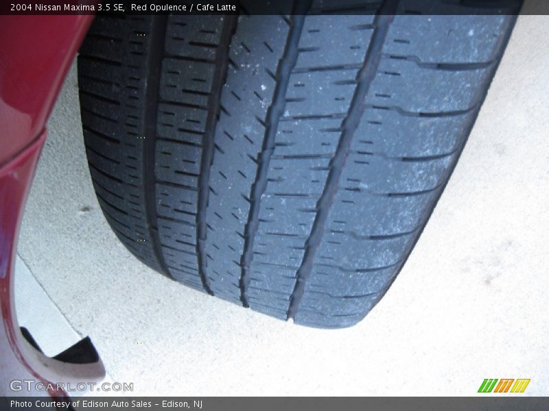Red Opulence / Cafe Latte 2004 Nissan Maxima 3.5 SE