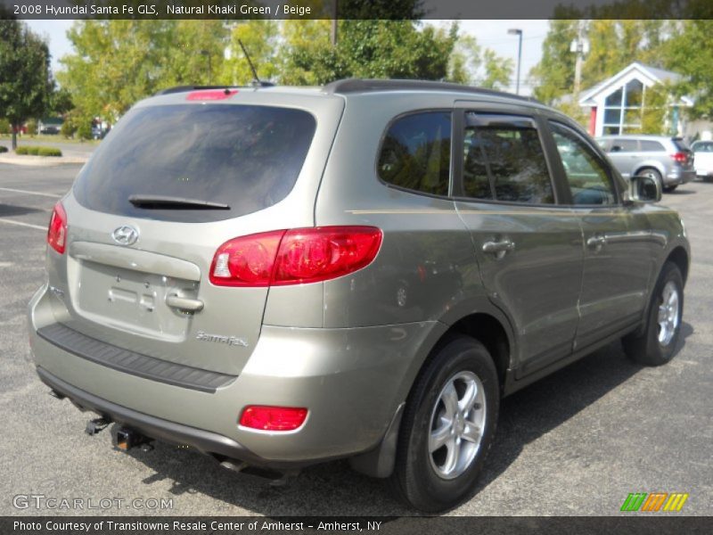 Natural Khaki Green / Beige 2008 Hyundai Santa Fe GLS