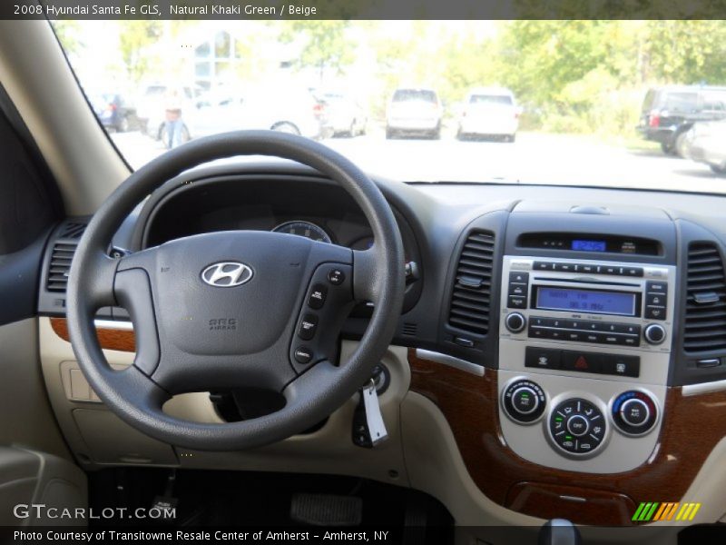 Natural Khaki Green / Beige 2008 Hyundai Santa Fe GLS
