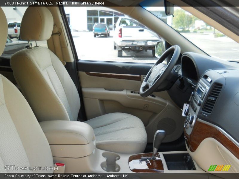 Natural Khaki Green / Beige 2008 Hyundai Santa Fe GLS