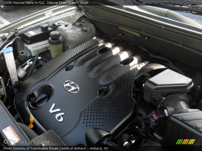 Natural Khaki Green / Beige 2008 Hyundai Santa Fe GLS