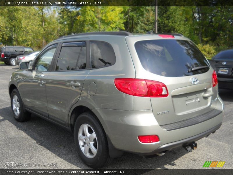 Natural Khaki Green / Beige 2008 Hyundai Santa Fe GLS