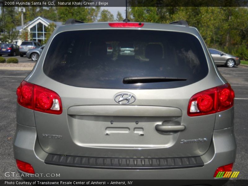 Natural Khaki Green / Beige 2008 Hyundai Santa Fe GLS