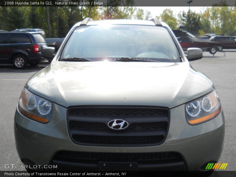 Natural Khaki Green / Beige 2008 Hyundai Santa Fe GLS