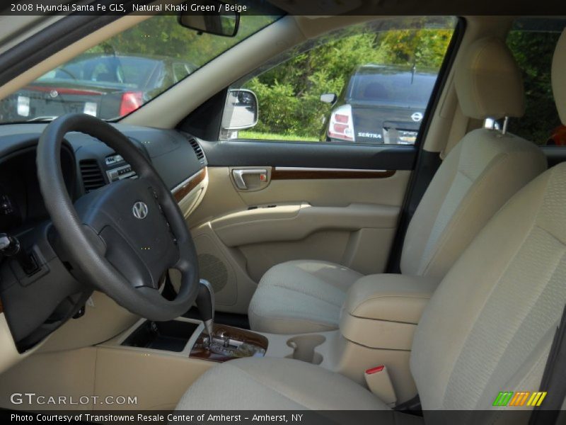 Natural Khaki Green / Beige 2008 Hyundai Santa Fe GLS