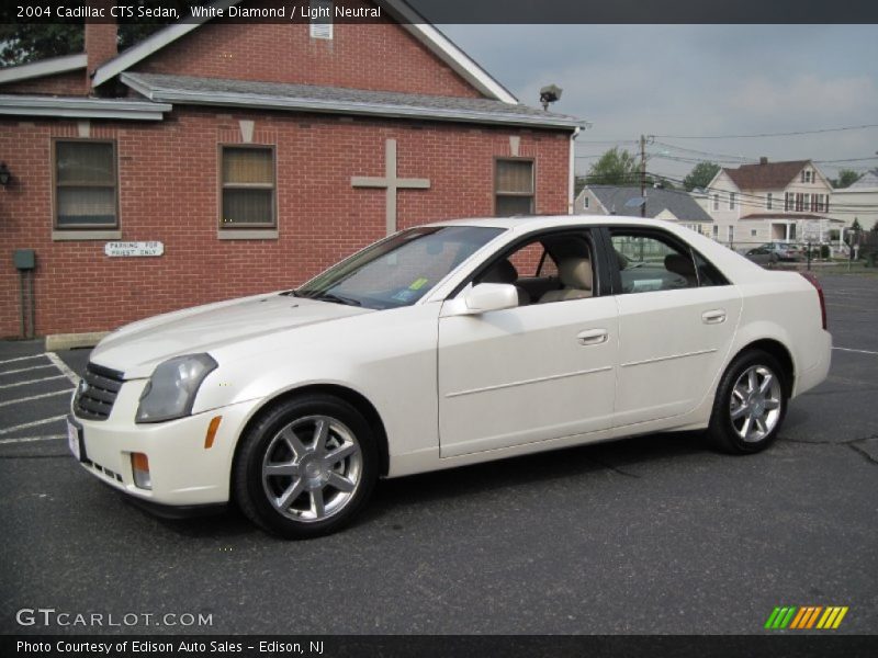 White Diamond / Light Neutral 2004 Cadillac CTS Sedan