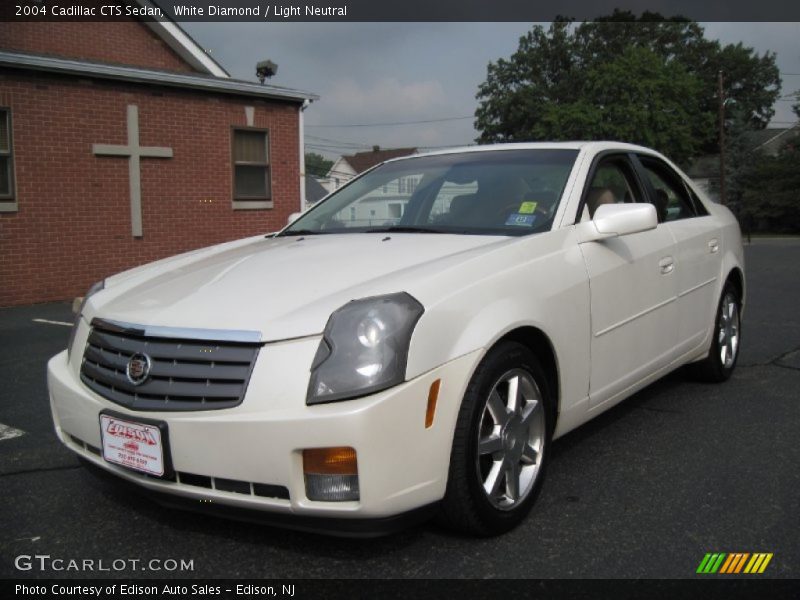 White Diamond / Light Neutral 2004 Cadillac CTS Sedan