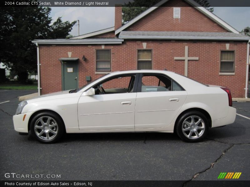 White Diamond / Light Neutral 2004 Cadillac CTS Sedan