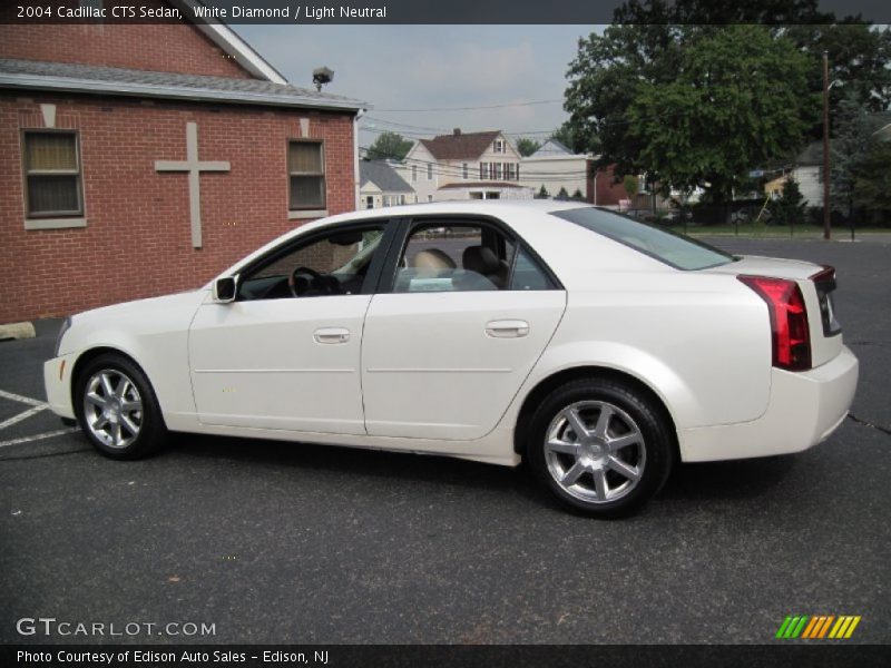 White Diamond / Light Neutral 2004 Cadillac CTS Sedan