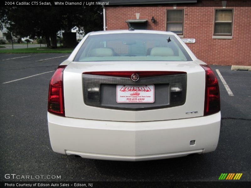 White Diamond / Light Neutral 2004 Cadillac CTS Sedan