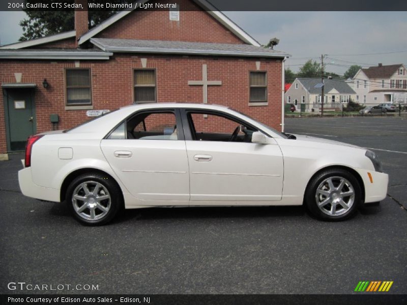 White Diamond / Light Neutral 2004 Cadillac CTS Sedan