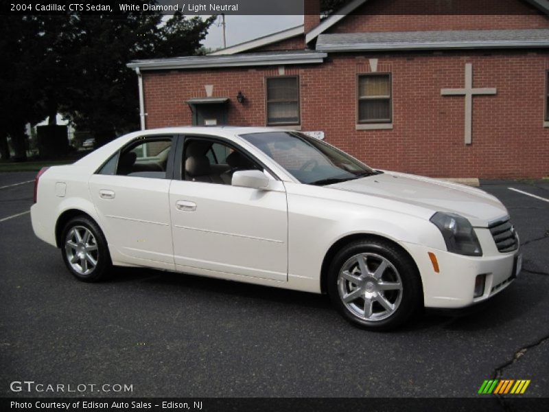 White Diamond / Light Neutral 2004 Cadillac CTS Sedan
