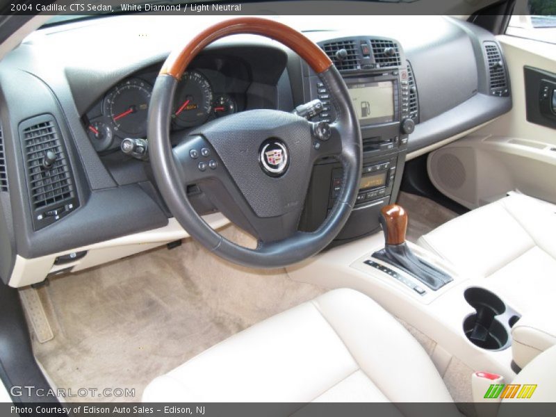White Diamond / Light Neutral 2004 Cadillac CTS Sedan