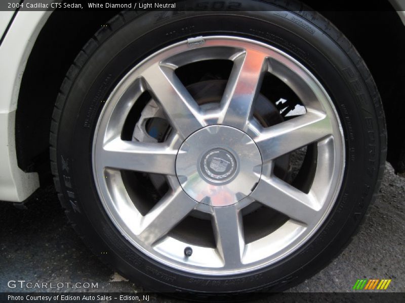 White Diamond / Light Neutral 2004 Cadillac CTS Sedan