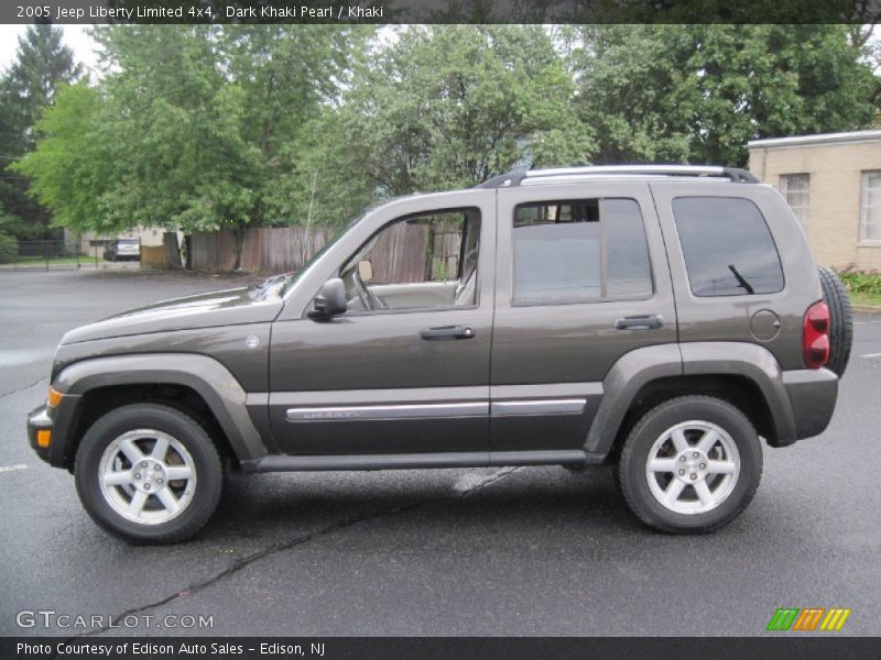 Dark Khaki Pearl / Khaki 2005 Jeep Liberty Limited 4x4