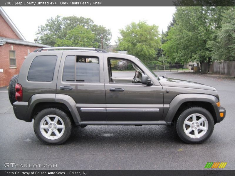 Dark Khaki Pearl / Khaki 2005 Jeep Liberty Limited 4x4