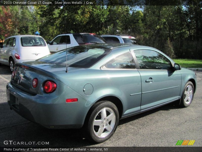 Silver Moss Metallic / Gray 2010 Chevrolet Cobalt LT Coupe