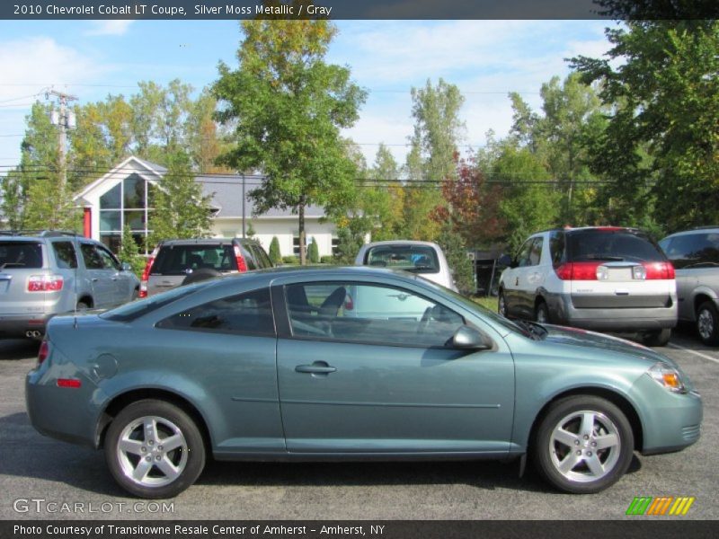 Silver Moss Metallic / Gray 2010 Chevrolet Cobalt LT Coupe