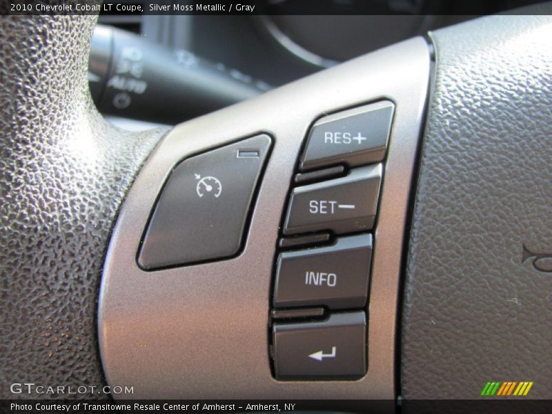 Silver Moss Metallic / Gray 2010 Chevrolet Cobalt LT Coupe
