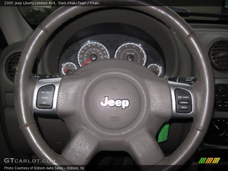 Dark Khaki Pearl / Khaki 2005 Jeep Liberty Limited 4x4