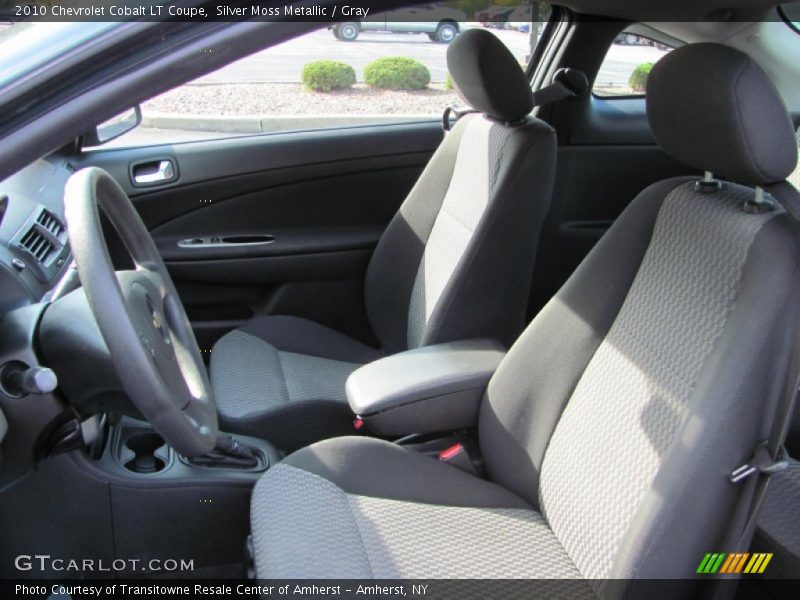 Silver Moss Metallic / Gray 2010 Chevrolet Cobalt LT Coupe
