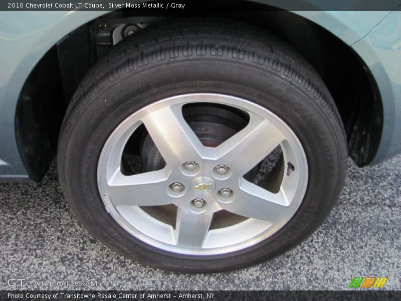 Silver Moss Metallic / Gray 2010 Chevrolet Cobalt LT Coupe