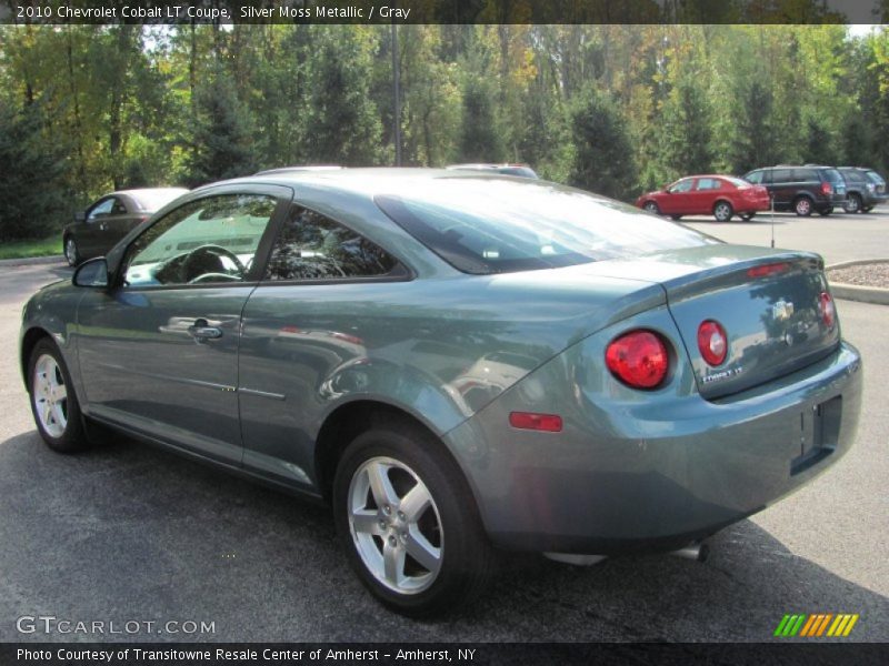 Silver Moss Metallic / Gray 2010 Chevrolet Cobalt LT Coupe