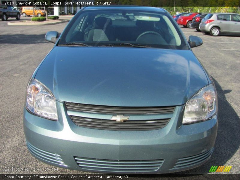 Silver Moss Metallic / Gray 2010 Chevrolet Cobalt LT Coupe