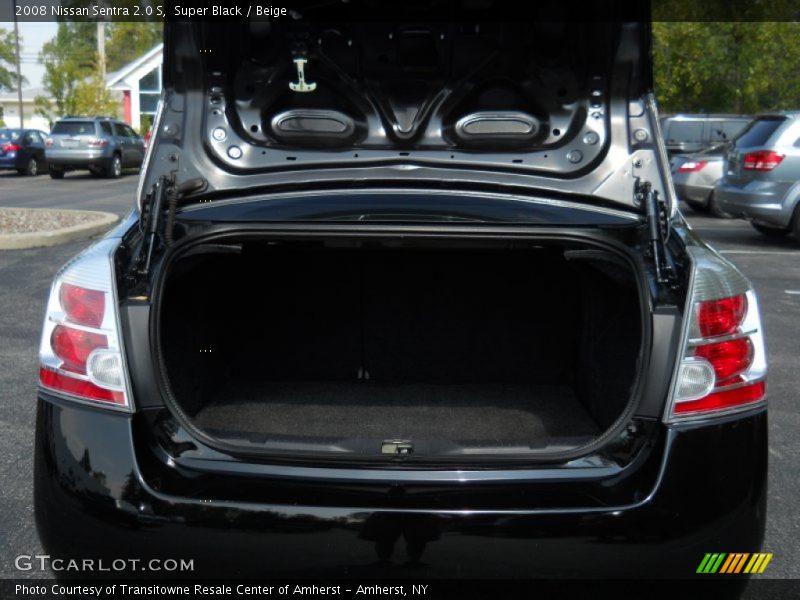 Super Black / Beige 2008 Nissan Sentra 2.0 S