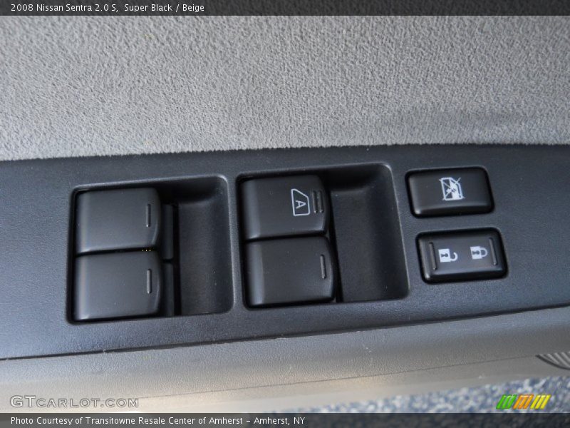Super Black / Beige 2008 Nissan Sentra 2.0 S