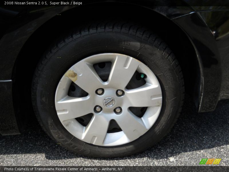 Super Black / Beige 2008 Nissan Sentra 2.0 S