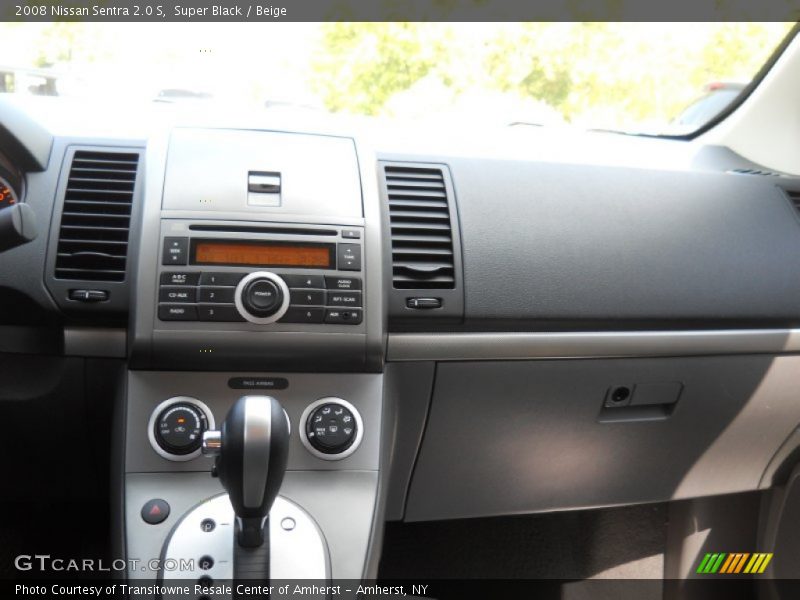 Super Black / Beige 2008 Nissan Sentra 2.0 S