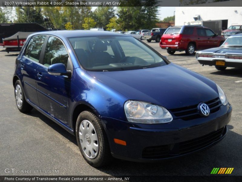 Shadow Blue Metallic / Art Grey 2007 Volkswagen Rabbit 4 Door