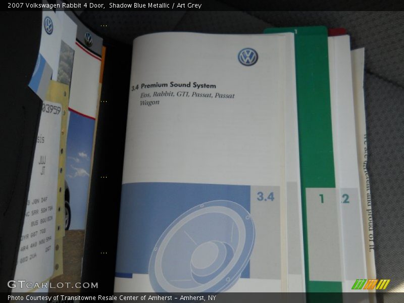 Shadow Blue Metallic / Art Grey 2007 Volkswagen Rabbit 4 Door