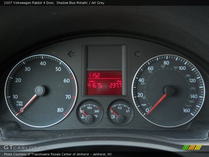  2007 Rabbit 4 Door 4 Door Gauges