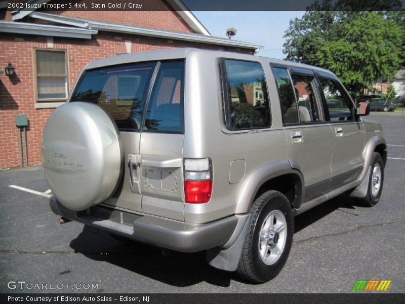 Satin Gold / Gray 2002 Isuzu Trooper S 4x4