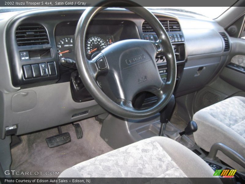 Satin Gold / Gray 2002 Isuzu Trooper S 4x4