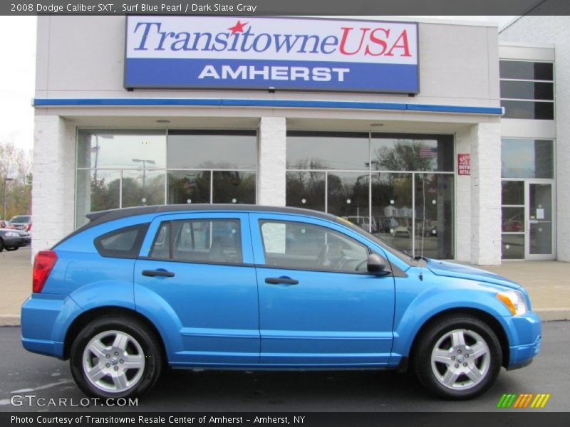 Surf Blue Pearl / Dark Slate Gray 2008 Dodge Caliber SXT